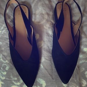 A New Day Black Slingback flats